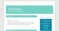 Desktop Screenshot of bezchybne.cz